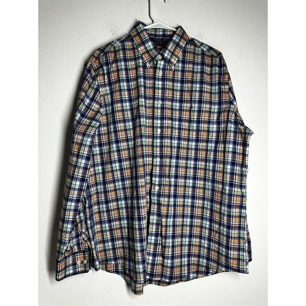 NWOT Ralph Lauren Black Label Men’s Buttoned Long Sleeve Cotton Blend Shirt SzXL